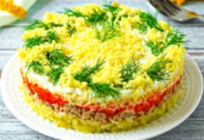 Мимоза с горбушей