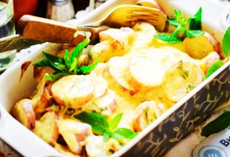 Картофель в сметане